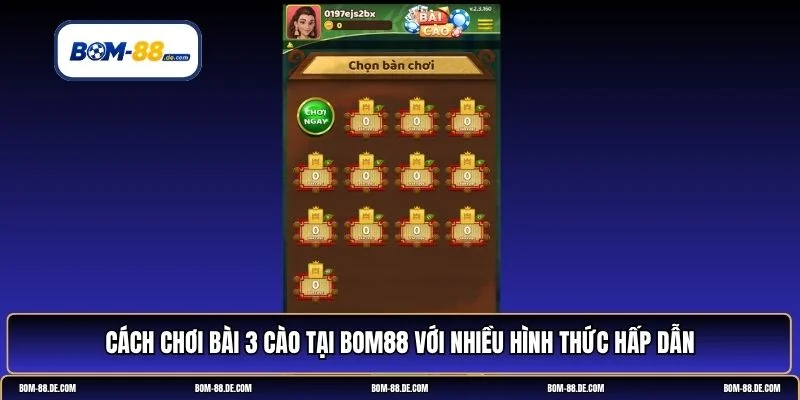 cách chơi bài 3 cào