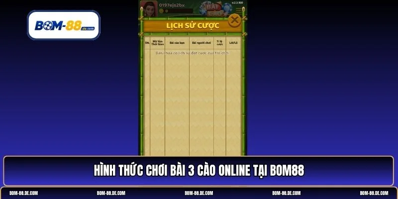 cách chơi bài 3 cào